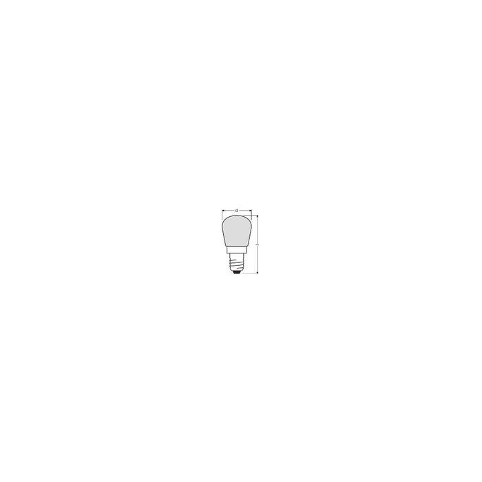 Ledvance Osram Bombilla Incandescente E14 15W 85Lm 2700K Regulable Blanco Muy Cálido para Horno [LVE-4050300003085]