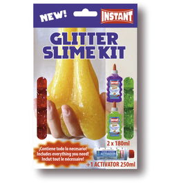 Maped Glitter Slime Kit 18981 Amarillo Gel Pegamento Botella 610 ml
