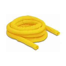 DeLOCK Manga tejida de cierre automático resistente al calor 5 m x 16 mm Amarillo