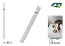 Algon Rollo Mantel Blanco 1 x 25 m (Algon) (9 Unidades)