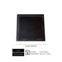 Supizarra plato antigoteo 25x25 cm (Set de 2)