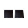 Supizarra plato antigoteo 25x25 cm (Set de 2)