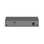 Netgear GS105P Switch no administrado Gigabit Ethernet 10/100/1000 con PoE, montaje en pared/escritorio, gris