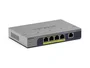 NETGEAR GS105P Switch Gigabit Ethernet No Administrado con 4 puertos PoE, Gris