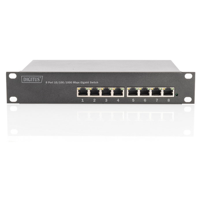 Digitus DN-95331 Switch 8-Port Gigabit 80W PoE+ L2+