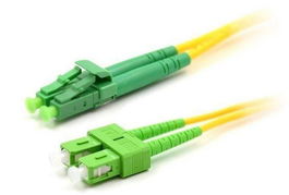 LOGON PROFESSIONAL OS2 LC/SC - APC 2M Cable de Fibra Óptica Duplex Monomodo LSOH Amarillo 2 Metros