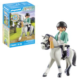 Playmobil 71641 Horses of Waterfall Turnierreiterin - Set de Figuritas de Juguete con Caballos para Ninos y Ninas de 5 Anos en Adelante