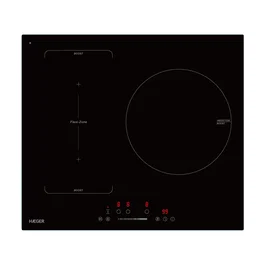 Haeger Flexi Boost 6600 Placa de Inducción de 3 Zonas Negro