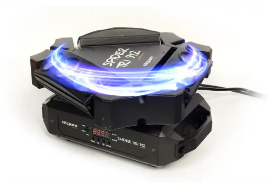 Algamlight Mini Barras Motorizadas Beam 9X 12W RGBW Spider Tri 912 Efectos de Barrido DMX Maestro/Esclavo Automático Musical