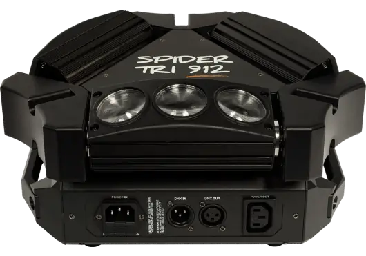 Algamlight Mini Barras Motorizadas Beam 9X 12W RGBW Spider Tri 912 Efectos de Barrido DMX Maestro/Esclavo Automático Musical