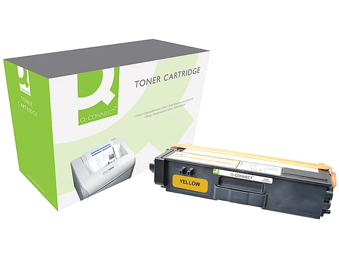 Q-connect TN325Y Tóner Compatible Brother Amarillo 3.500 páginas para HL-4140CN / 4150CDN / 4570CDW / 4570CDWT / DCP-9055