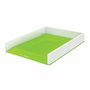 Leitz Bandeja sobremesa plástico Leitz WOW Dual blanco/verde 267x49x336 mm