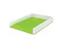 Leitz Bandeja Sobremesa Wow Dual Blanco/Verde 267x49x336 mm