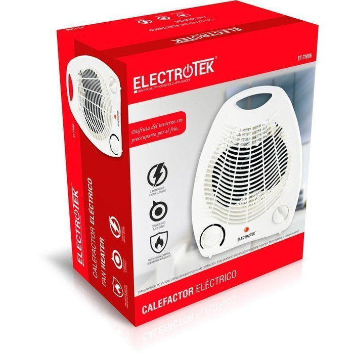 Electrotek ET-TV06 Calefactor Eléctrico 1000/2000W