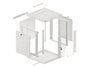 Lanberg Armario Rack WF01-6612-10S 12U 600x600 Gris