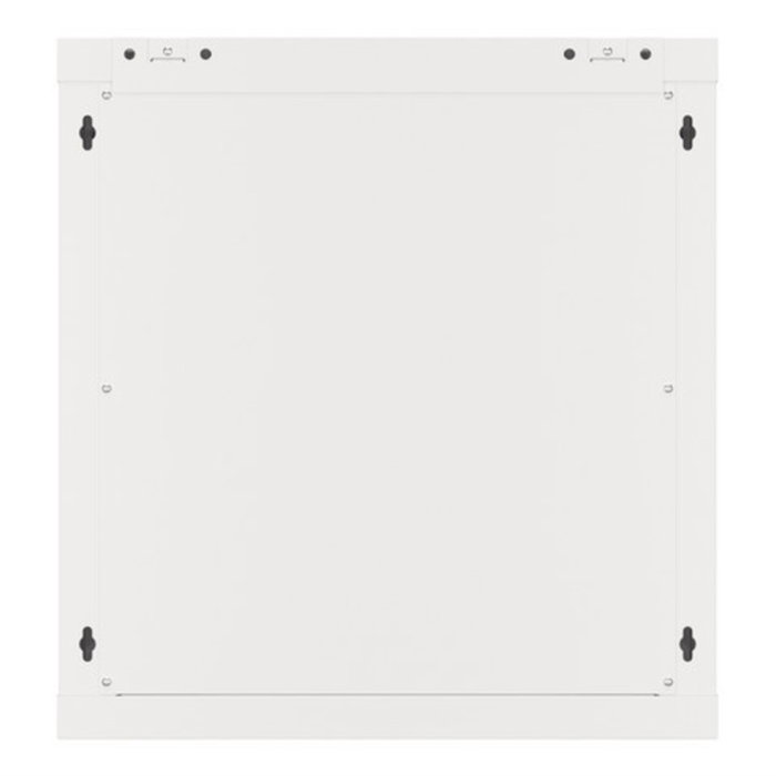 Lanberg WF01-6612-10S Armario Rack de Pared 12U 600x600mm, Puerta de Cristal, Bloqueo, 60kg Capacidad, Gris