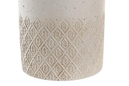 DKD Home Decor Vaso Beige Marron Resina 7.4 x 10 x 7.4 cm (2 Unidades)