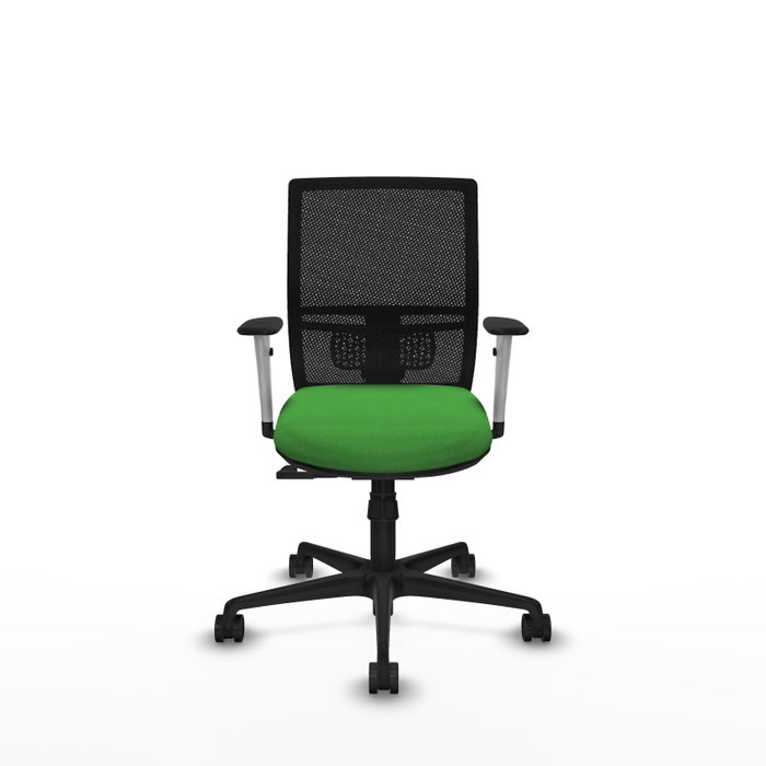 PIQUERAS Y CRESPO Silla de oficina Yunquera con mecanismo Sincro, Verde