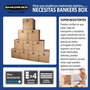 Caja de Mudanza Montaje Manual L 500X300X300. Cartón Doble Bankers Box 6208201 10 unidades