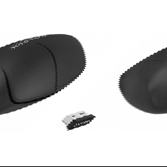 DeLOCK Ratón Ergonómico Inalámbrico Vertical 12598 para Mano Derecha, Bluetooth/USB-A, 1600 DPI, Silencioso, Negro/Rojo DeLOCK Ratón Ergonómico Inalámbrico Vertical 12598 para Mano Derecha, Bluetooth/USB-A, 1600 DPI, Silencioso, Negro/Rojo