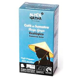 Alternativa 3 Cafe Sumatra Raja Gayo Capsulas Compostables 10Uds 5G Bio Arabica Compatibles Nespresso