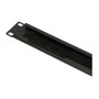 Extralink Organizador de cables con cepillo, Negro