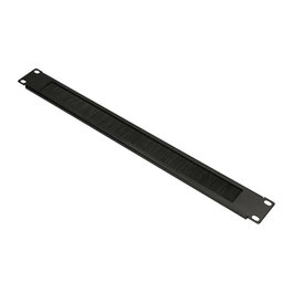 Extralink Organizador de cables con cepillo, Negro