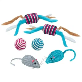 Ferplast Juguete para Gatos PA 5602, Poste Rascador de Sisal