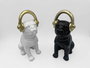 DKD Home Decor Figura de Perro en Resina, Surtido de 2 Unidades