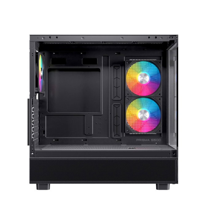 Einarex Caja ATX Semitorre S500 RGB 3 Ventiladores Negra EXCS-PR-500R-B