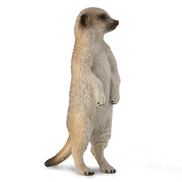 Collecta 88913 Suricata de pie Wild Life - Figura de animal realista para coleccionistas y niños a partir de 3 años