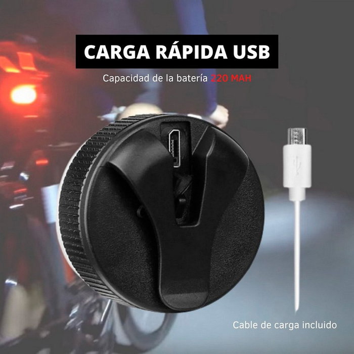 NK Luz trasera LED recargable para bicicleta NK Luz trasera LED recargable para bicicleta