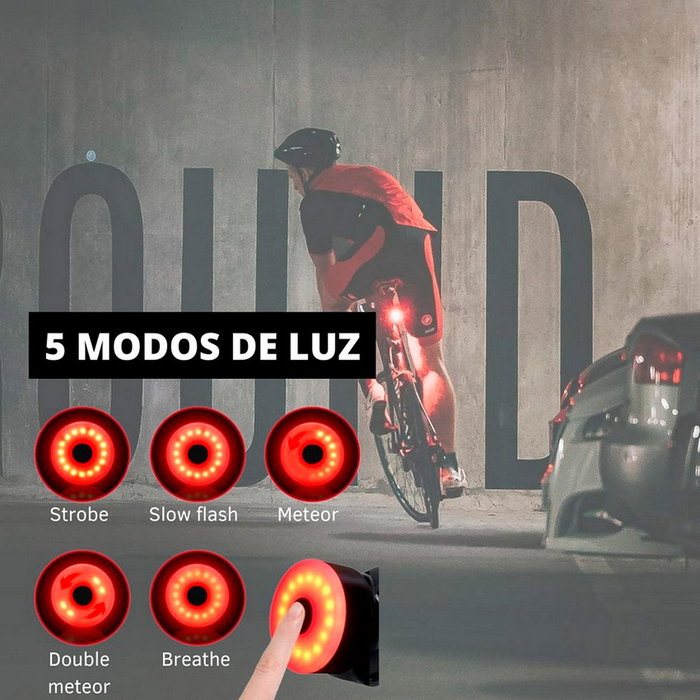 NK Luz trasera LED recargable para bicicleta NK Luz trasera LED recargable para bicicleta