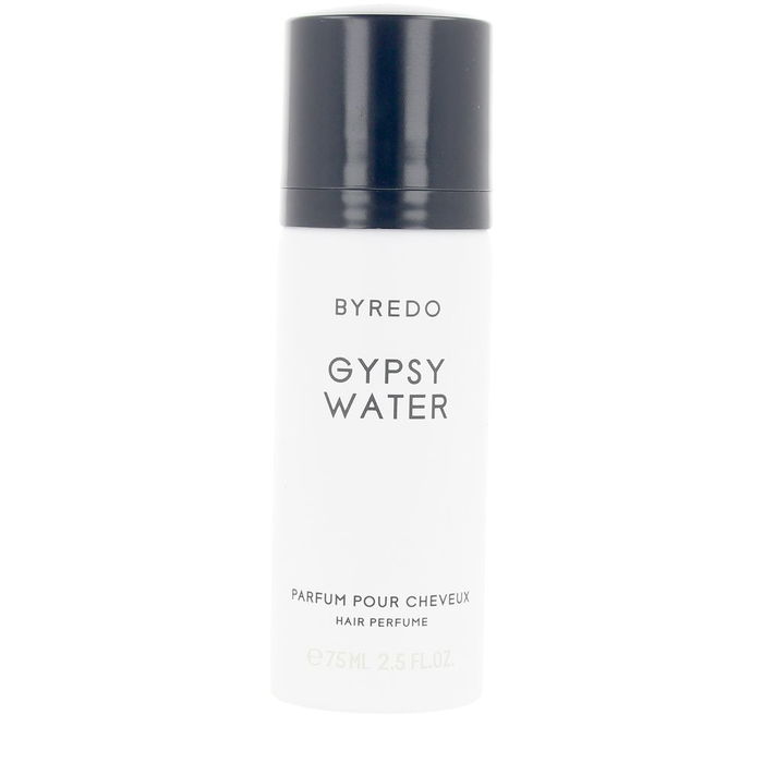 Byredo GYPSY WATER Perfume Capilar 75 ml - Fragancia artística y aventurera con notas de bergamota, enebro, incienso, lirio, ámbar y vainilla.
