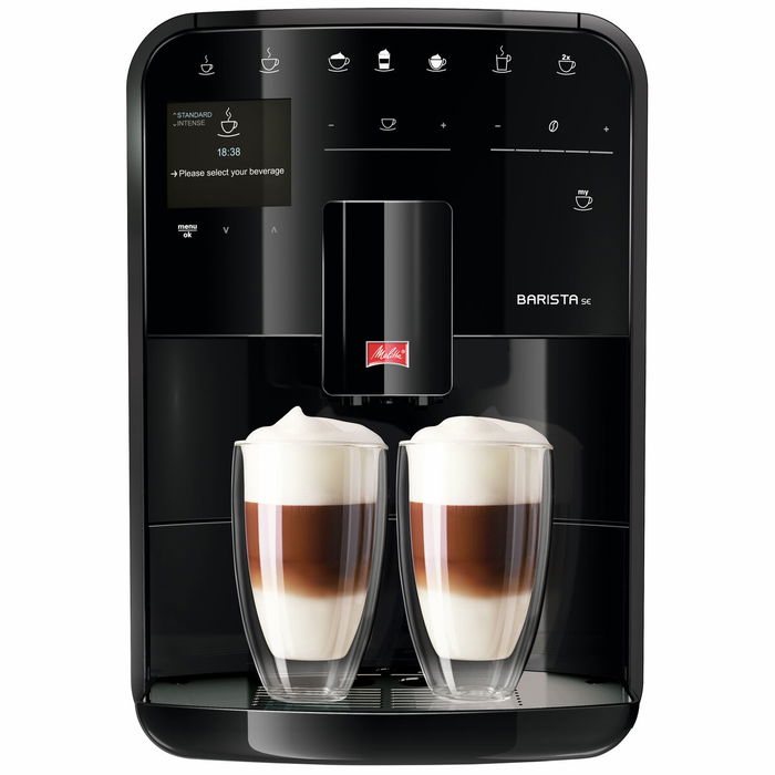 Melitta F830-003 Cafetera Automática con Molinillo Barista SE - 1450 W - Negra