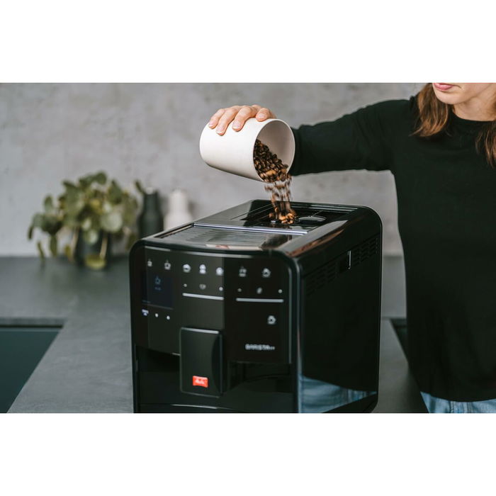 Melitta F830-003 Cafetera Automática con Molinillo Barista SE - 1450 W - Negra