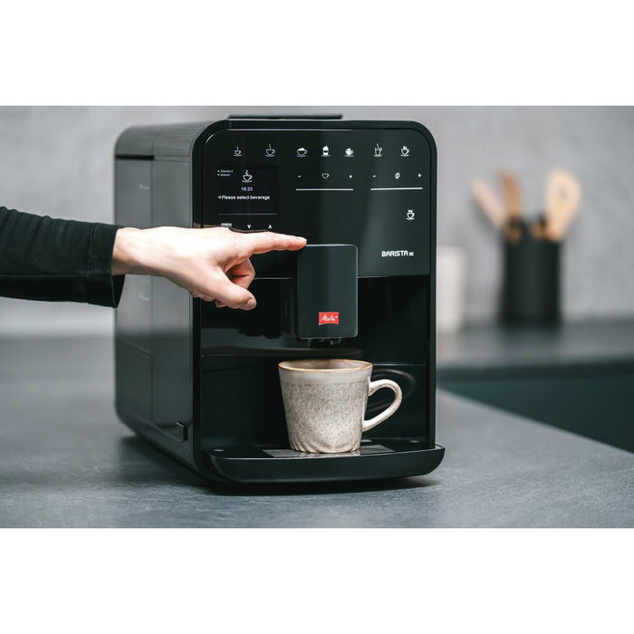 Melitta F830-003 Cafetera Automática con Molinillo Barista SE - 1450 W - Negra