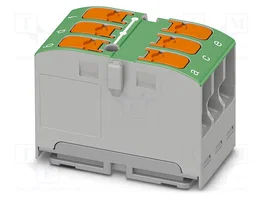 PHOENIX CONTACT PTVFIX 6X2,5 GN Conector de carril verde