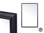Giftdecor Espejo de Pared con Marco de Madera Negro 80x120 cm