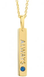 Secrecy Collar Always Shine de Plata de Ley con Baño de Oro de 18k y Diamante