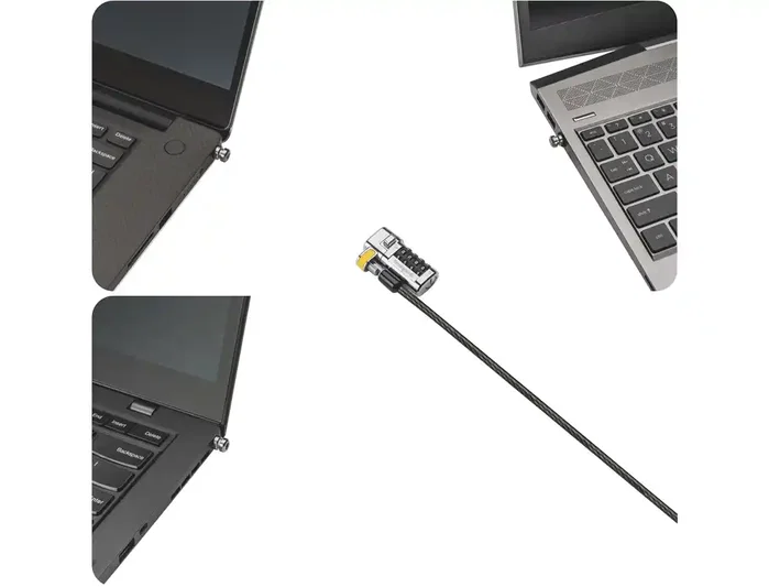 Kensington ClickSafe 2.0 3-in-1 Candado de Combinación Universal