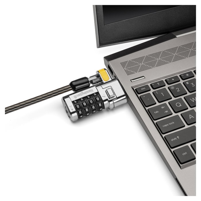 Kensington Candado Universal ClickSafe 3-en-1 para Portátiles, Cable 1.8m, Cerradura de Combinación, Acero al Carbono, Negro Kensington Candado Universal ClickSafe 3-en-1 para Portátiles, Cable 1.8m, Cerradura de Combinación, Acero al Carbono, Negro