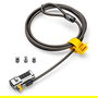 Kensington Candado Universal ClickSafe 3-en-1 para Portátiles, Cable 1.8m, Cerradura de Combinación, Acero al Carbono, Negro