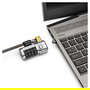 Kensington Candado Universal ClickSafe 3-en-1 para Portátiles, Cable 1.8m, Cerradura de Combinación, Acero al Carbono, Negro