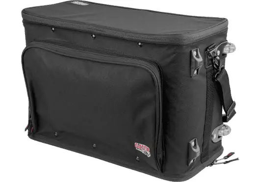 GATOR GR3U37W Funda para Rack de 3 Unidades Reforzada de Nylon con Ruedas GATOR GR3U37W Funda para Rack de 3 Unidades Reforzada de Nylon con Ruedas