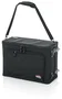 Gator Funda de rack de 3U ligera con asa de arrastre y ruedas - Negro