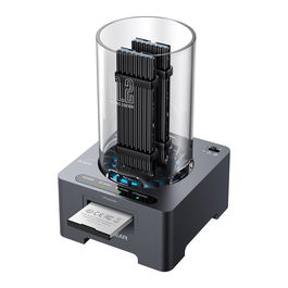 GrauGear G-M2DK-CR-10G Docking Station para SSD M.2 NVMe/NGFF y CF-Express USB 3.2 Gen 2 10 Gbit/s Gris