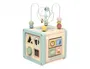 Imaginovo Juego Infantil Cubo de Actividades de Madera +18 Meses 15,5x15,5x28cm