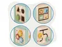 Imaginovo Juego Infantil Cubo de Actividades de Madera +18 Meses 15,5x15,5x28cm