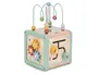 Imaginovo Juego Infantil Cubo de Actividades de Madera +18 Meses 15,5x15,5x28cm